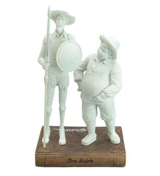 Pareja Quijote-Sancho armadura