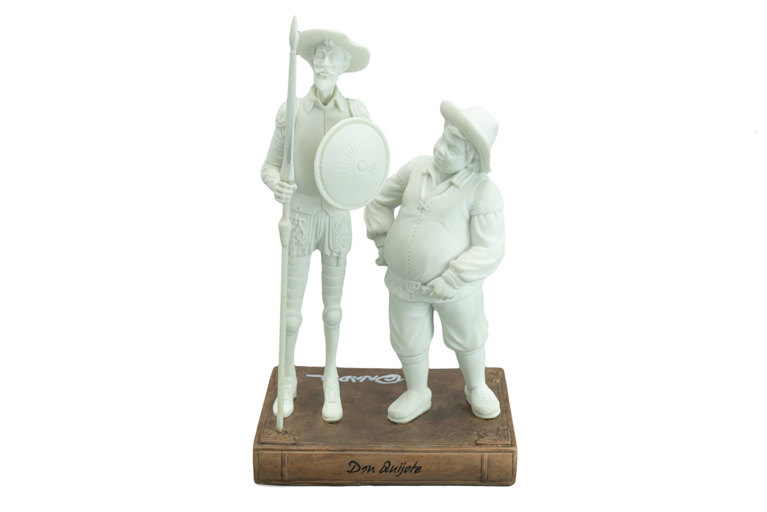 Pareja Quijote-Sancho armadura