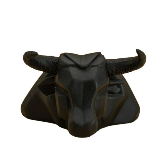 Cabeza toro P/ movil - Memory's, Negro