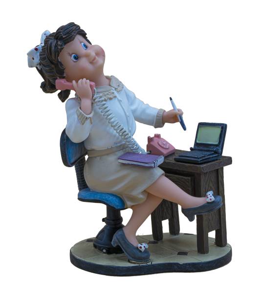Jugando a ser secretaria