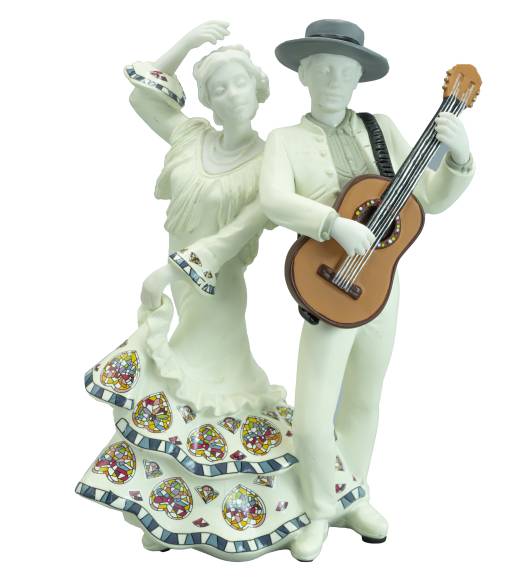Pareja guitarra - Memory's, Blanco