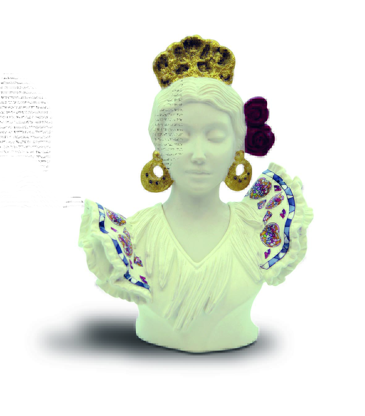 Busto sevillana teja - Imagen 2