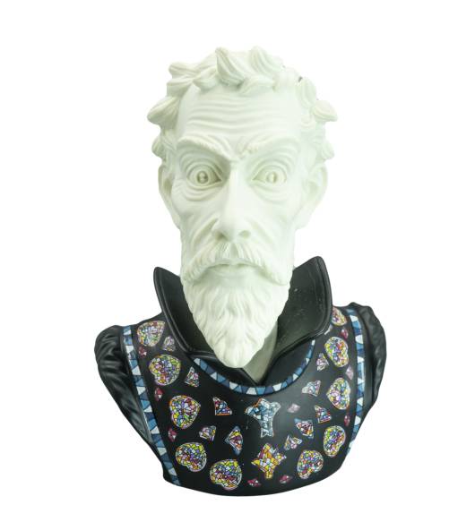 Busto Quijote teja - Memory's, Negro