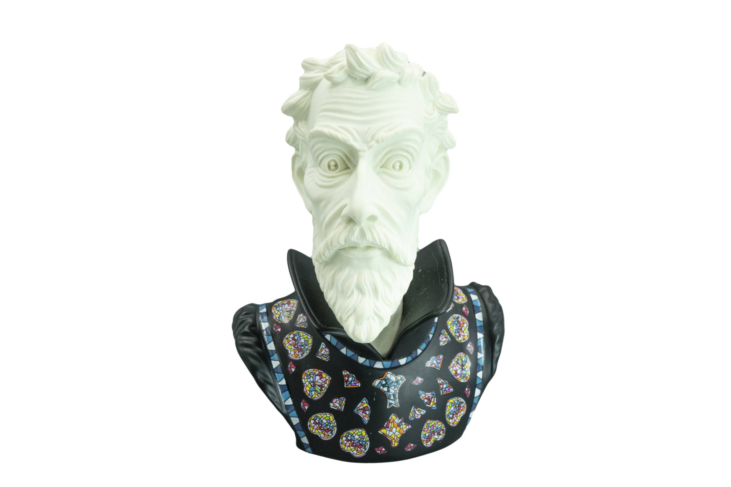 Busto Quijote teja - Imagen 2