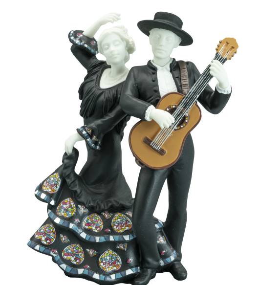 Pareja guitarra - Memory's, Negro