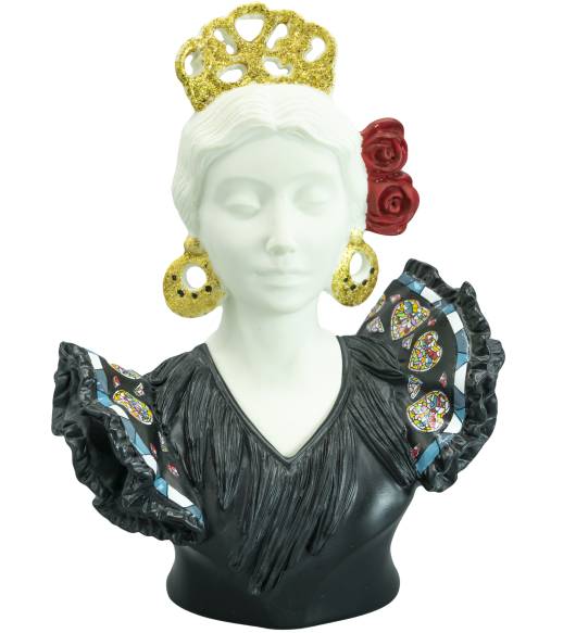 Busto sevillana teja - Memory's, Negro