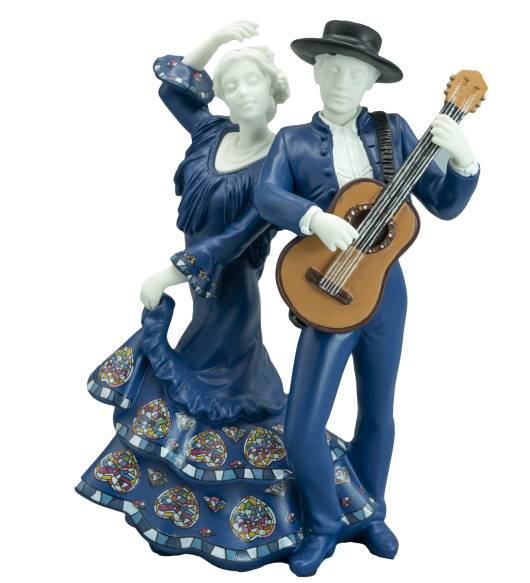 Pareja guitarra - Memory's, Azul