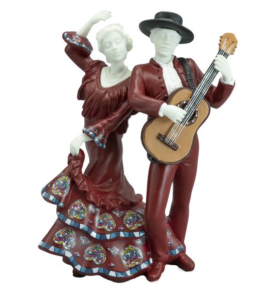 Pareja guitarra - Memory's, Rojo