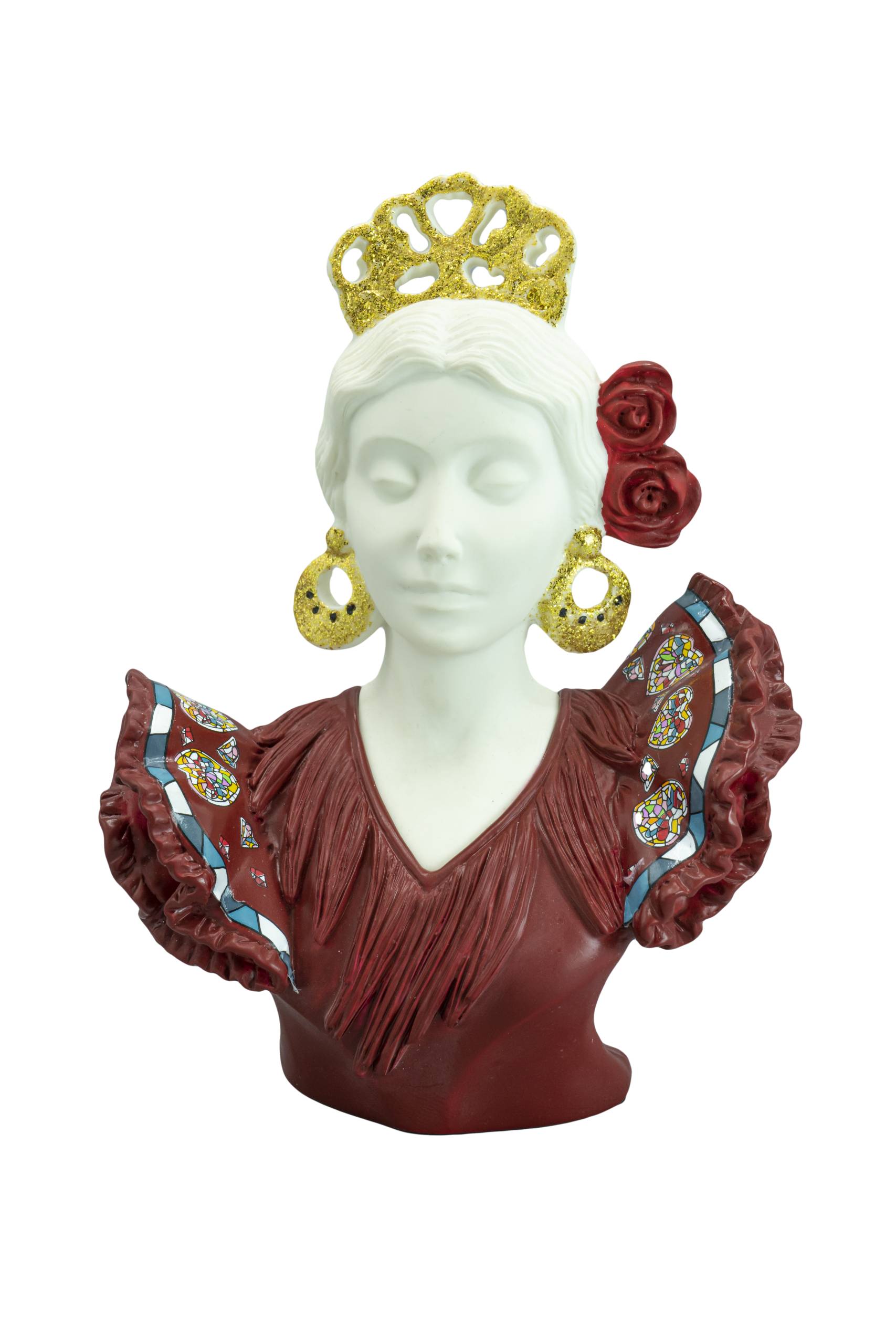 Busto sevillana teja - Imagen 4