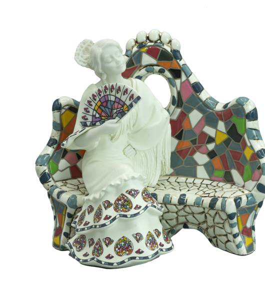 Abanicarse con arte (Gaudi) - Gaudi, Blanco