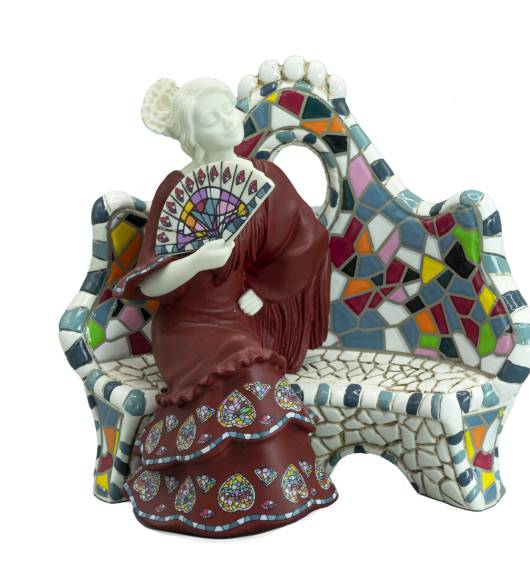 Abanicarse con arte (Gaudi) - Gaudi, Rojo